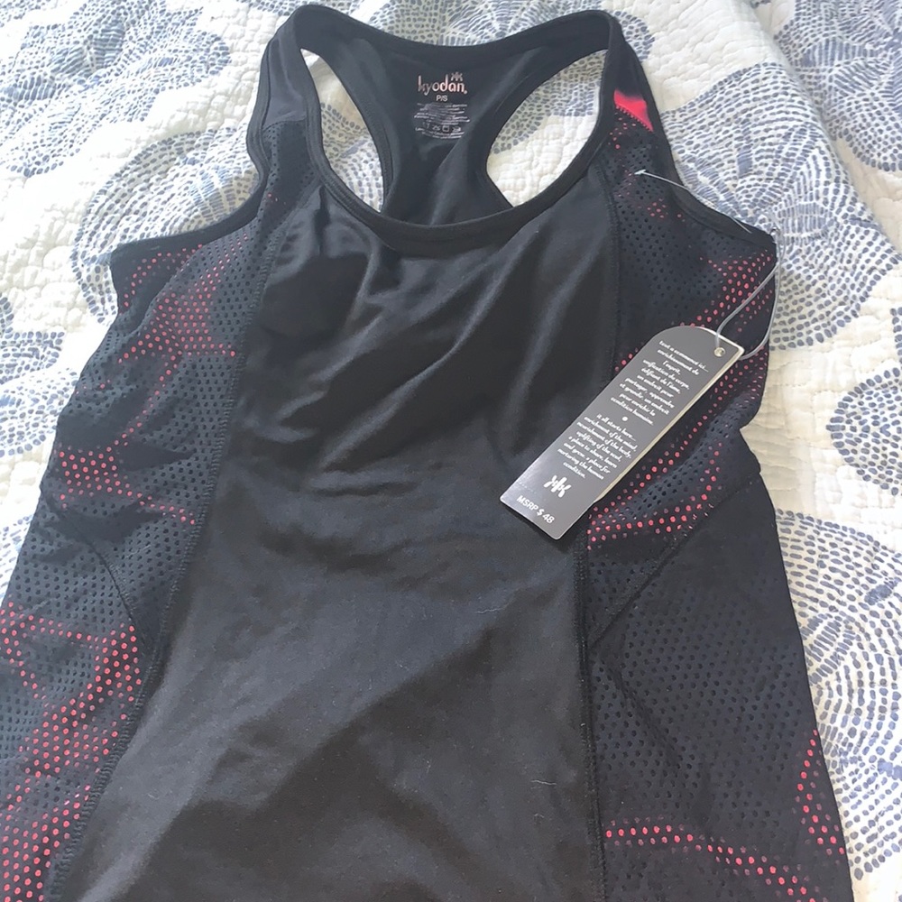 Brand new Workout top With built in sports bra